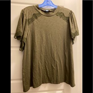 CeCe mock neck top, size XL